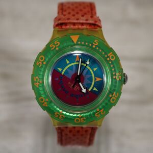 Swatch Scuba 200 Watch – Pre-Owned, Round, Multicolor